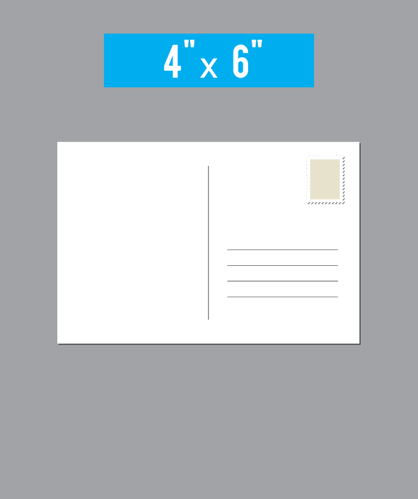 4″ x 6″ Standard Postcards The Print Shop