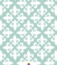 Fleur-Teal-White